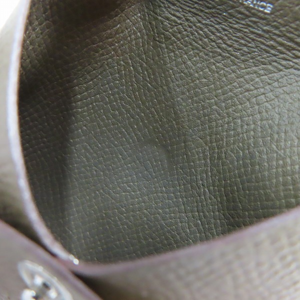 実際に弊社で買取させて頂いたHERMES/エルメス バスティア ヴォーエプソン コインケースの画像 6枚目