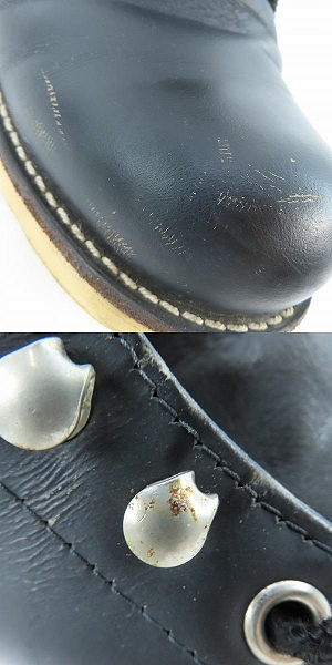 実際に弊社で買取させて頂いたRED WING/レッドウィング 6 CLASSIC ROUND/6インチ クラシック ラウンドトゥブーツ 刺繍羽タグ 8165/7.5Dの画像 9枚目