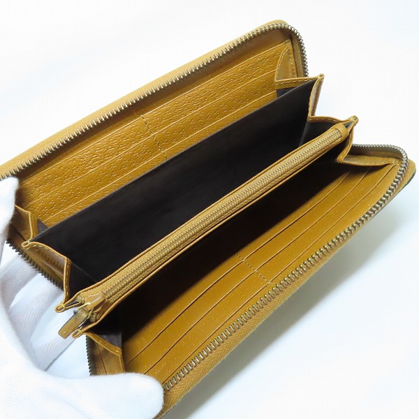 実際に弊社で買取させて頂いたGucci×Disney/グッチ×ディズニー GGスプリーム ミッキー ラウンドジップ 長財布 602532の画像 3枚目