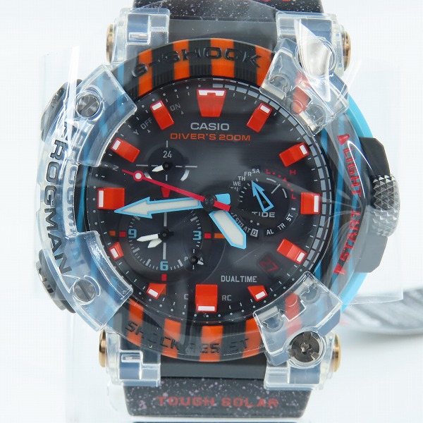 実際に弊社で買取させて頂いた【未使用】G-SHOCK/Gショック FROGMAN/フロッグマン 30th Anniversary/30周年記念 ヤドクガエル GWF-A1000APF-1AJRの画像 1枚目