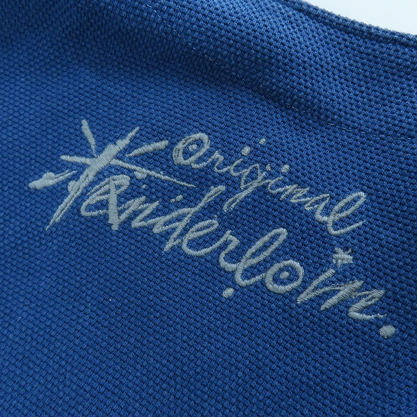 実際に弊社で買取させて頂いたTENDERLOIN/テンダーロイン MOSS STITCH COAT モスステッチ ノーカラーコート ネイビー/Lの画像 6枚目