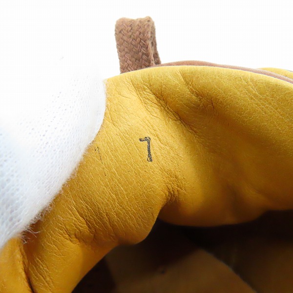 実際に弊社で買取させて頂いたSantoni/サントーニ レザースニーカー ブラウン/7の画像 5枚目