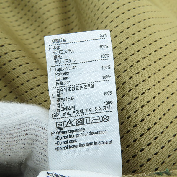 実際に弊社で買取させて頂いたLACOSTE/ラコステ 配色パイピングマイクロフリースジャケット SH0222 Mの画像 5枚目