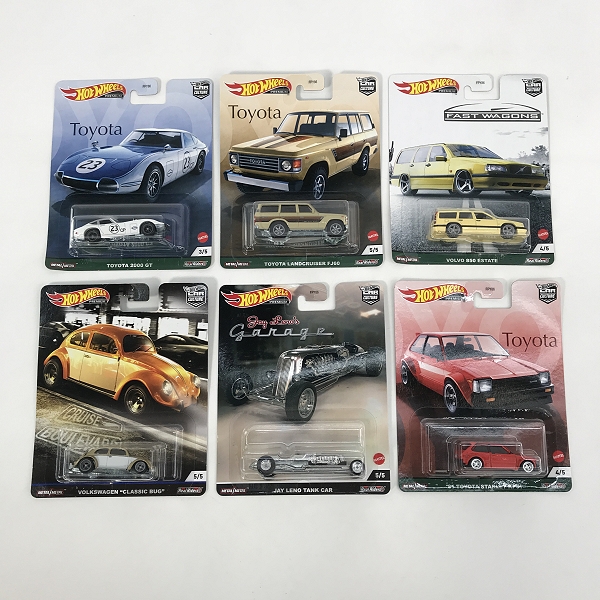 実際に弊社で買取させて頂いた【おまとめ/未開封】Hot Wheels/ホットウィール CAR CULTURE 2000 GT/LANDCRUISER FJ60/VOLVO 850 ESTATE 他