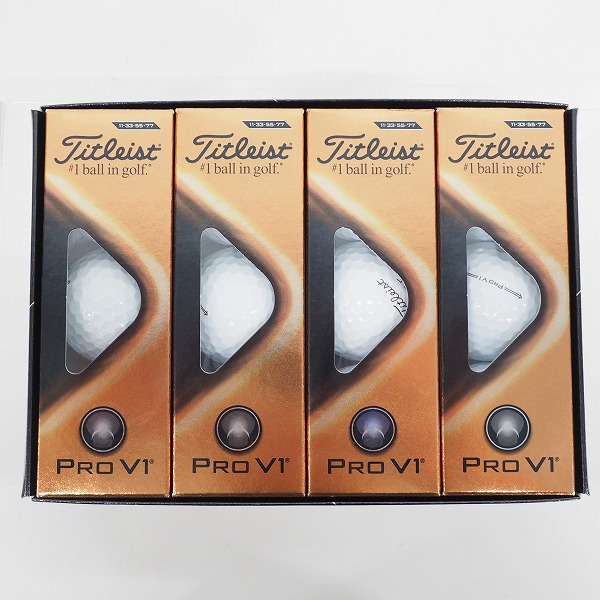 実際に弊社で買取させて頂いた【未使用】Titleist/タイトリスト PRO V1 ゴルフボール ホワイト 1ダース