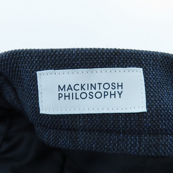 実際に弊社で買取させて頂いたMACKINTOSH PHILOSOPHY/マッキントッシュ フィロソフィー テーラードジャージーパンツ 杢カラミストレッチ H1R70-343-28/42の画像 3枚目