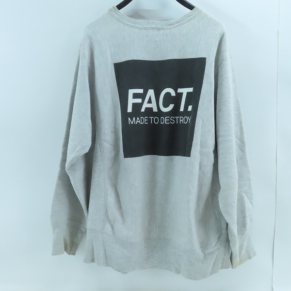 実際に弊社で買取させて頂いたChampion/チャンピオン FACT. REVERSE WEAVE プルオーバー クルーネックスウェット /XL