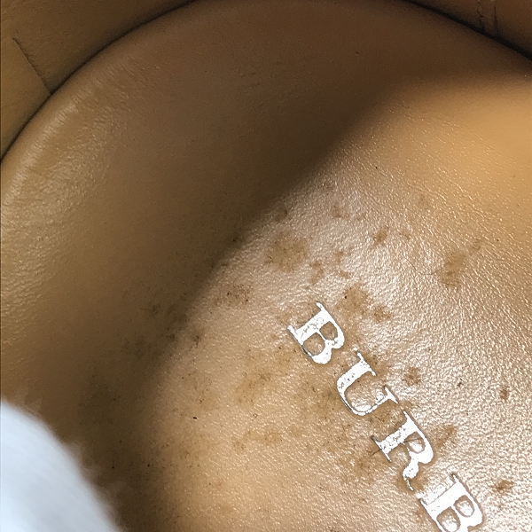 実際に弊社で買取させて頂いたBURBERRY/バーバリー レザー シューズ スニーカー BU1340/24.0の画像 8枚目