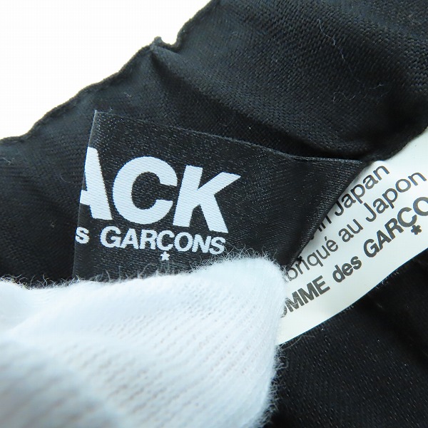 実際に弊社で買取させて頂いたBLACK COMME des GARCONS/ブラックコムデギャルソン ウール サルエルパンツ 1G-P019 AD2020/Mの画像 5枚目
