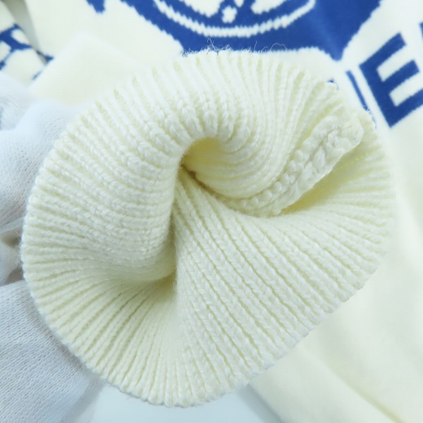 実際に弊社で買取させて頂いたBLUE BLUE/ブルーブルー ウール ニットカットソー KC1114 /2の画像 5枚目