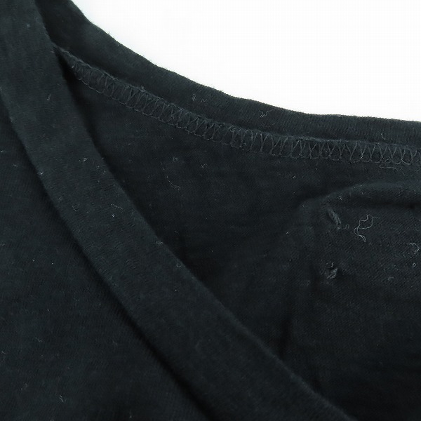 実際に弊社で買取させて頂いたIF SIX WAS NINE/イフシックスワズナイン ROCK OFF M&K HSC Tシャツ カットソー ブラック 0の画像 5枚目