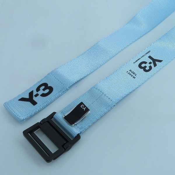 実際に弊社で買取させて頂いたY-3/ワイスリー CLASSIC LOGO BELT/クラシックロゴベルト IW7526 23E001の画像 2枚目