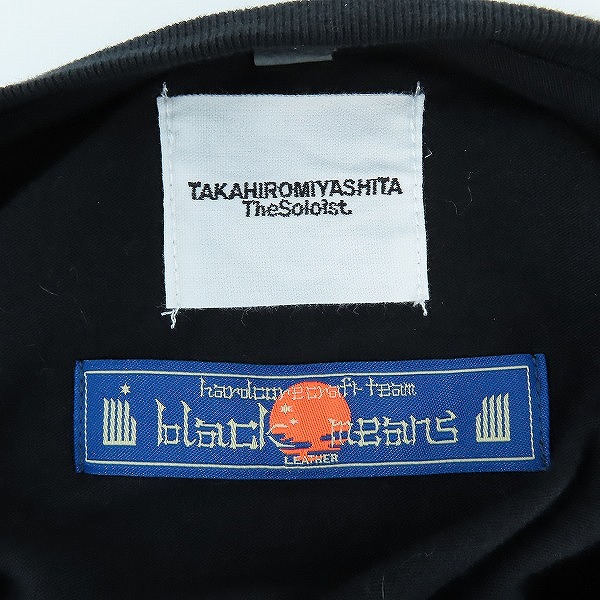 実際に弊社で買取させて頂いたTAKAHIROMIYASHITA TheSoloIst×blackmeans/タカヒロミヤシタザソロイスト×ブラックミーンズ プリントTシャツ/XXLの画像 2枚目