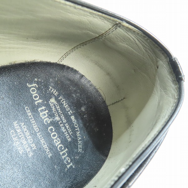 実際に弊社で買取させて頂いたfoot the coacher/フットザコーチャー D-RING SHOES BRAIDED シューズ FTC1834005/8の画像 6枚目