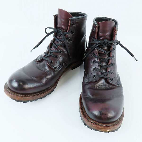 実際に弊社で買取させて頂いた【難あり】RED WING/レッドウィング BECKMAN/ベックマン ブーツ ブラックチェリー 9011/8.5D