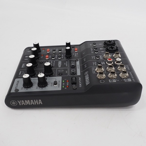 実際に弊社で買取させて頂いたYAMAHA/ヤマハ AG06 MK2 ウェブキャスティングミキサー アナログミキサー【通電確認済】の画像 4枚目