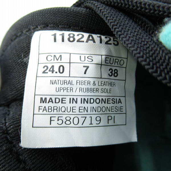 実際に弊社で買取させて頂いたOnitsuka Tiger/オニツカタイガー GSM Printing Black プリントブラック 1182A125/24の画像 5枚目