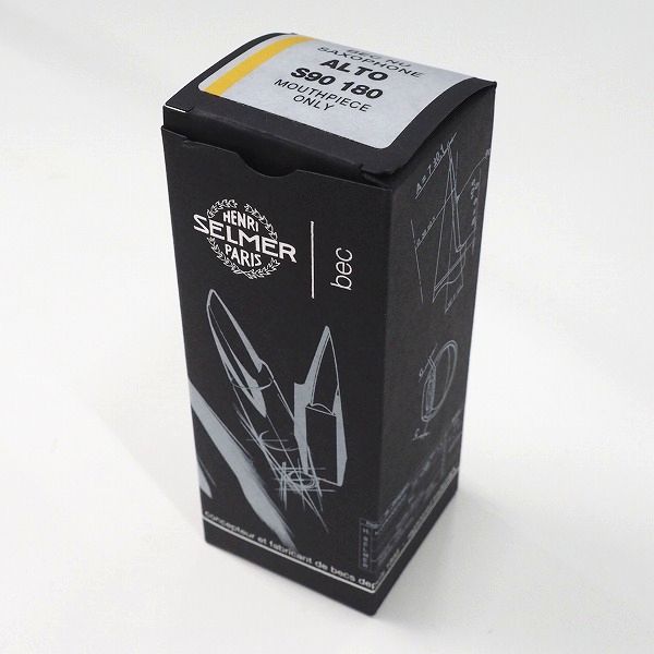 実際に弊社で買取させて頂いた【美品】SELMER/セルマー S90 180 アルトサックス用 マウスピース 袋・元箱付き の画像 7枚目
