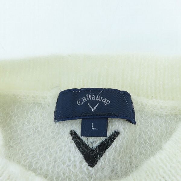 実際に弊社で買取させて頂いたCallaway/キャロウェイ ゴルフウェア 長袖 ニット/セーター C22218105/Lの画像 2枚目