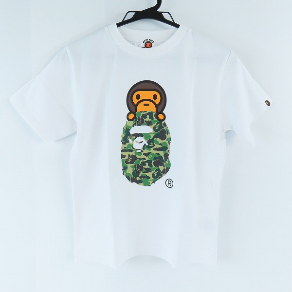 実際に弊社で買取させて頂いたA BATHING APE/アベイジングエイプ KIDS ABC CAMO MILO ON APE HEAD TEE/140