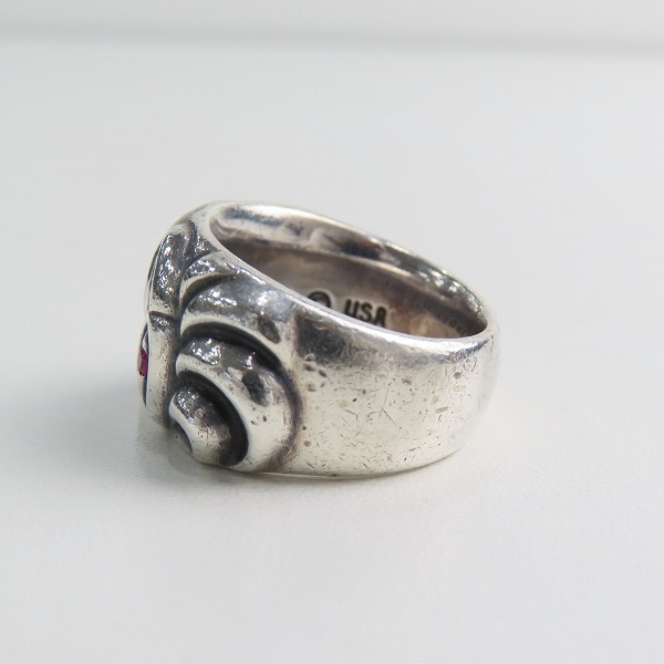 実際に弊社で買取させて頂いたLONE ONES/ロンワンズ Cosmic Union Ring/コスミックユニオンリング w/2ルビー 18号の画像 2枚目