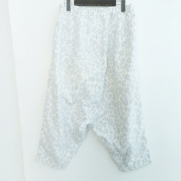 実際に弊社で買取させて頂いたBLACK COMME des GARCONS/ブラック コムデギャルソン レオパード サルエル パンツ 1G-P010/AD2020/M の画像 1枚目