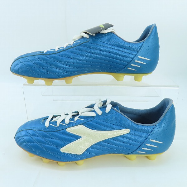 実際に弊社で買取させて頂いたDIADORA/ディアドラ BAGIO 10 MID PU サッカースパイク 132326 01 580/9.5の画像 3枚目