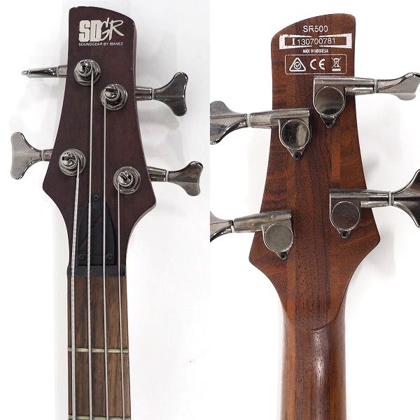 実際に弊社で買取させて頂いた★Ibanez/アイバニーズ SDGR SR500 アクティブ 4弦エレキベース ギグケース付の画像 2枚目