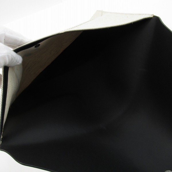 実際に弊社で買取させて頂いたTOMORROWLAND/トゥモローランド キャンバスクラッチバッグの画像 4枚目