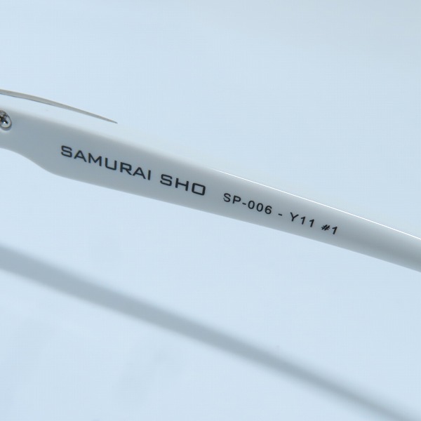 実際に弊社で買取させて頂いたSAMURAI SHO/サムライ翔 サングラス/アイウェア SP-006 Y11の画像 5枚目