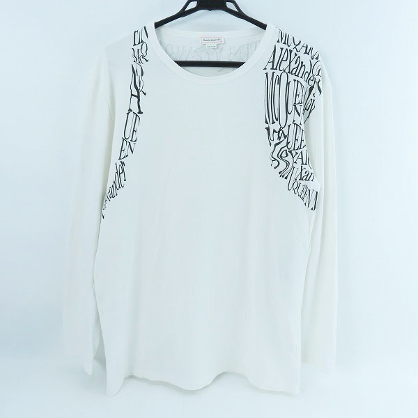 実際に弊社で買取させて頂いたALEXANDER MCQUEEN/アレキサンダーマックイーン ロゴ プリント 長袖 Tシャツ /L
