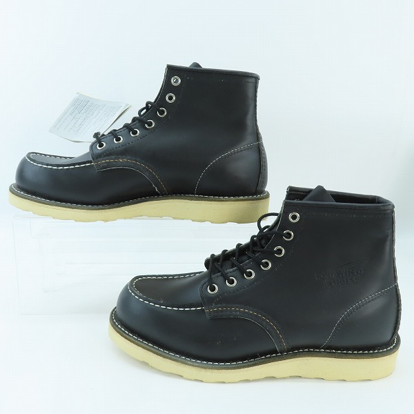 実際に弊社で買取させて頂いたRED WING/レッドウィング モックブーツ/アイリッシュセッター ブラック 08130-2/7.5の画像 3枚目