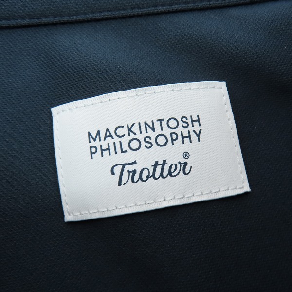 実際に弊社で買取させて頂いたMACKINTOSH PHILOSOPHY/マッキントッシュフィロソフィー TROTTER with MOONRAKERS ポロシャツ ネイビー L1M97-390/40の画像 2枚目