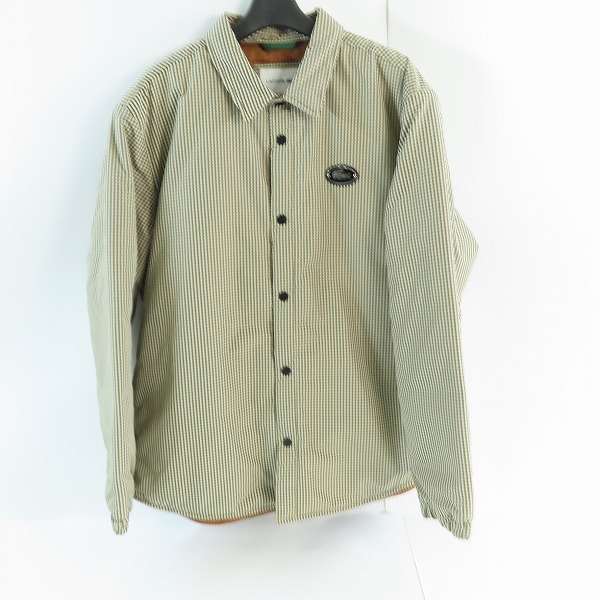 実際に弊社で買取させて頂いたLACOSTE/ラコステ チェック シャツ ジャケット CH4655/L