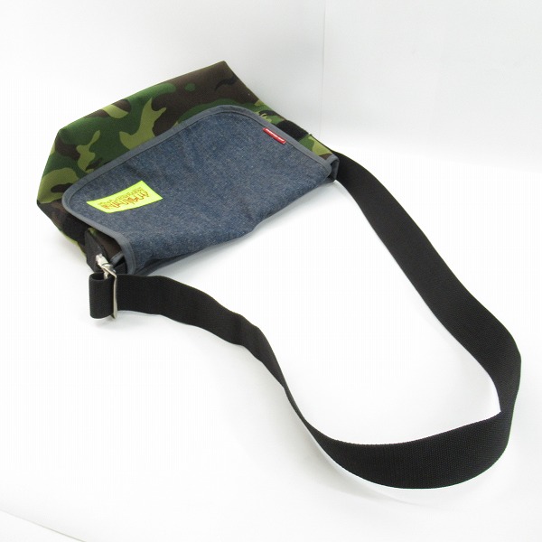 実際に弊社で買取させて頂いたManhattan Portage/マンハッタンポーテージ デニム/カモフラ ショルダーバッグの画像 2枚目