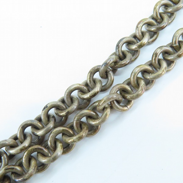 実際に弊社で買取させて頂いたJustin Davis/ジャスティンデイビス ONYX SQUARE STONE NECKLACE エミネム ネックレス SNJ115の画像 4枚目