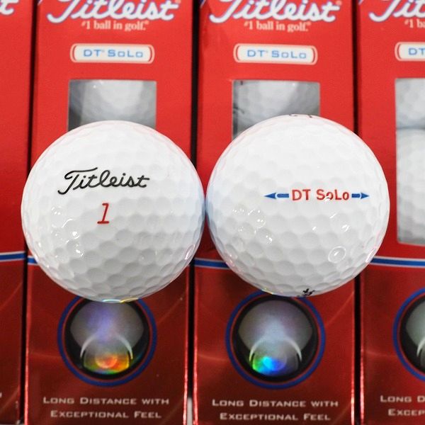 実際に弊社で買取させて頂いた【未使用】Titleist/タイトリスト DT SOLO ゴルフボール ホワイト 7スリーブ/計21個の画像 1枚目