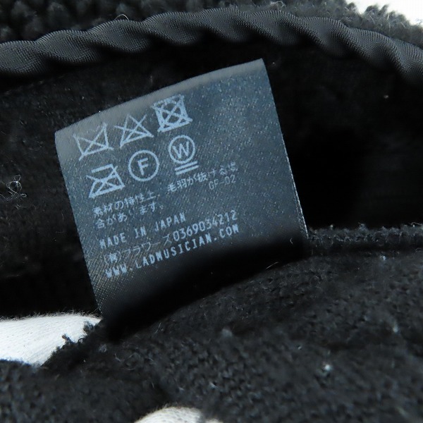 実際に弊社で買取させて頂いたLAD MUSICIAN/ラッドミュージシャン High Neck Blouson/ハイネックブルゾン 2221-602/42の画像 4枚目