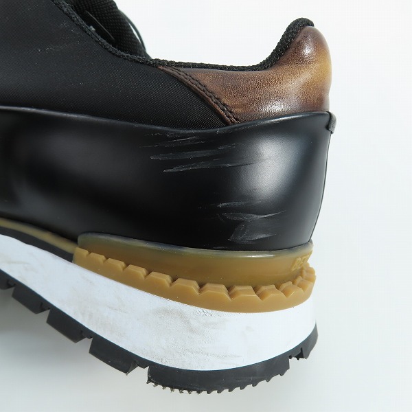 実際に弊社で買取させて頂いたBERLUTI/ベルルッティ ファストトラック グレーズドレザースニーカー/7の画像 9枚目