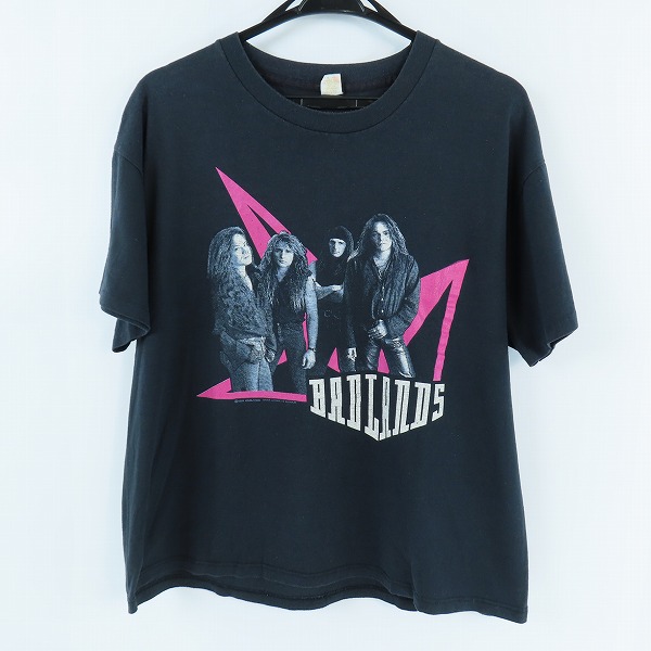 実際に弊社で買取させて頂いたBADLANDS/バッドランズ 80s ヴィンテージ Tシャツ/バンT/L