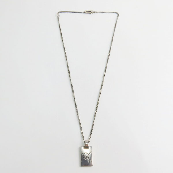 実際に弊社で買取させて頂いたGUCCI/グッチ ゴースト スカル ドクロ 髑髏 GG柄 ネックレスの画像 7枚目