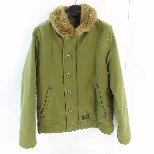 実際に弊社で買取させて頂いたWTAPS/ダブルタップス 14AW N-1 JACKET エヌワン デッキ ジャケット カーキ 142GWDT-JKM02/2