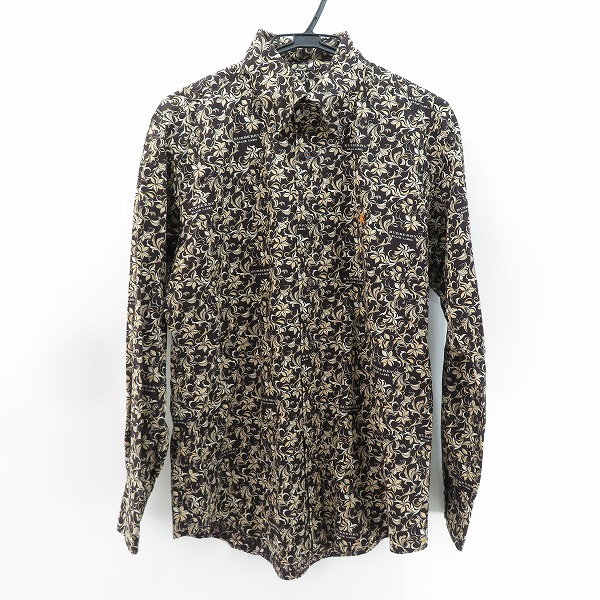 実際に弊社で買取させて頂いたBURBERRY BLACK LABEL/バーバリー ブラックレーベル 総柄 長袖シャツ BMW05-501-57/3
