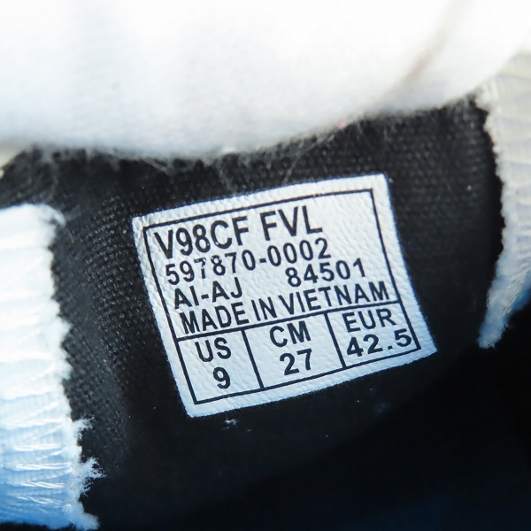 実際に弊社で買取させて頂いたVANS/バンズ V98CF FVL SLIP ON/スリッポン 597870-0002/27の画像 5枚目