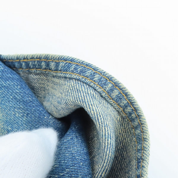 実際に弊社で買取させて頂いた【難有り】Levi's/リーバイス 501 ヴィンテージ 刻印6 スモールe ボタンフライ デニムパンツの画像 5枚目