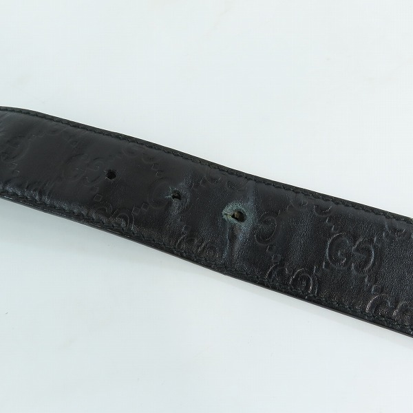 実際に弊社で買取させて頂いたGUCCI/グッチ インターロッキングG GGスプリームキャンバス ベルト 114984 1766 90・36の画像 4枚目