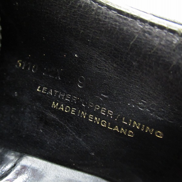 実際に弊社で買取させて頂いたCROCKETT & JONES/クロケット＆ジョーンズ スエード レザー シューズ S110-22X/9Dの画像 5枚目