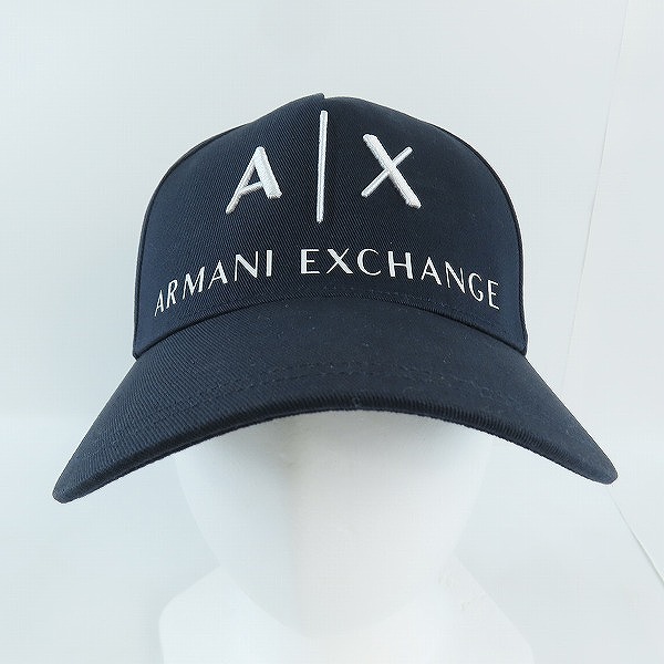 実際に弊社で買取させて頂いたARMANI EXCHANGE/アルマーニエクスチェンジ AX ロゴ キャップ UNIの画像 1枚目