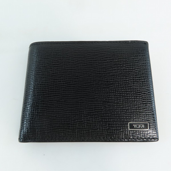 実際に弊社で買取させて頂いたTUMI/トゥミ GLOBAL WALLET WITH COIN POKET 2つ折り レザーウォレット 019838D