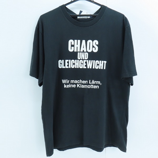 実際に弊社で買取させて頂いたUNDERCOVER/アンダーカバー TEE Chaos und Gleichgewicht Tシャツ ブラック UCZ3807/4